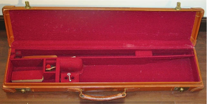 Leather Abercrombie & Fitch Shotgun case