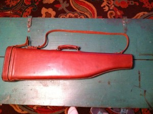 Brauer Bros Leather Leg O'Mutton Shotgun Case