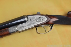 12 gauge Browning Sidelock Side-by-Side Shotgun