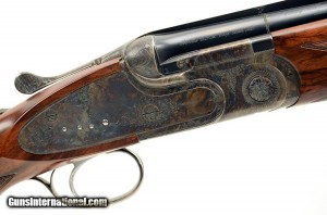 Color-case hardened SO-5 Sporting Over Under 12 gauge Shotgun