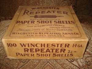 100 Winchester 14 gauge paper shotgun shells