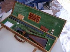 W.W. Greener Side-by-Side Double Rifle, .400/.360