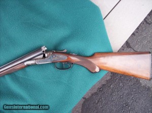 20 gauge H-grade Lefever side-by-side double barrel shotgun