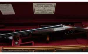 12 gauge Russell Hillsdon Double Barrel Boxlock Side by Side shotgun