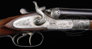 THEATE FRERES 28 GA. DOUBLE BARREL HAMMER SHOTGUN