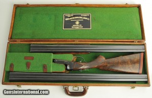 1946 Winchester Model 21 Deluxe Skeet Two-Barrel Set 12ga w/ Factory Letter & Original Case: