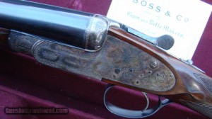 Boss & Co. 20 ga., best side by side, 26" barrels