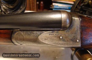 16 gauge A.H. Fox Sterlingworth Double Barrel Shotgun, 30" barrels, ejectors