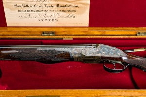 28 gauge Boss & Co. Over-Under Double Barrel Shotgun #6838