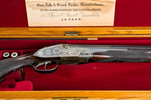 28 gauge Boss & Co. Over-Under Double Barrel Shotgun #6838