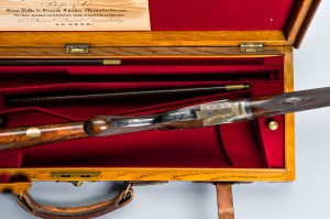 28 gauge Boss & Co. Over-Under Double Barrel Shotgun #6838