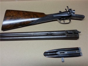 12 gauge Charles Ingram Double Barrel Hammergun