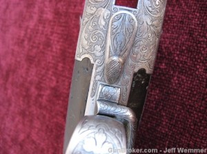 Pre-War Krieghoff Sidelock "Kurz" Drilling, 16g & 16g & 8mm x 57mm