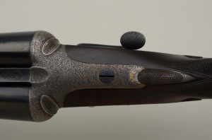 12 gauge Stephen Grant Double Barrel Shotgun with Sidelever, 1897