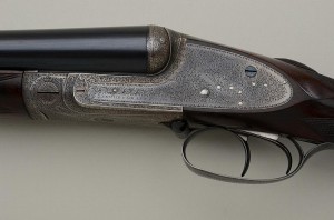 12 gauge Stephen Grant Double Barrel Shotgun with Sidelever, 1897