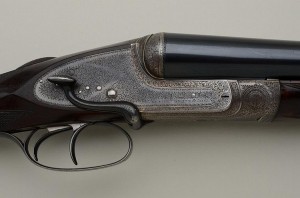 12 gauge Stephen Grant Double Barrel Shotgun with Sidelever, 1897