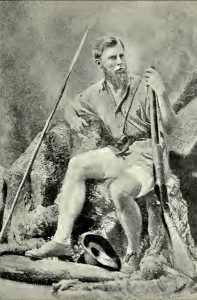 Frederick Courtenay F.C. Selous, Explorer, Hunter, with his 4 gauge percussion rifle