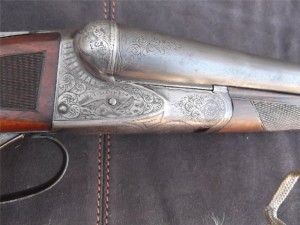 12 gauge A.H. Fox CE Grade SxS, 32" bbls