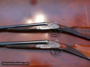 Very nice set of Miroku SxS's, one 20 gauge, one 12 gauge