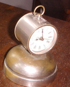 ORIGINAL PARKER GUN BELL CLOCK, click for listing