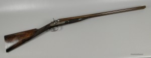 12g William Powell & Son, Double Barrel, Bar-in-Wood, Double Barrel Shotgun