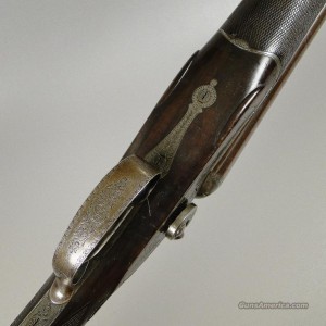 12g William Powell & Son, Double Barrel, Bar-in-Wood, Double Barrel Shotgun