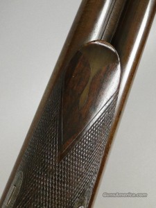 12g William Powell & Son, Double Barrel, Bar-in-Wood, Double Barrel Shotgun