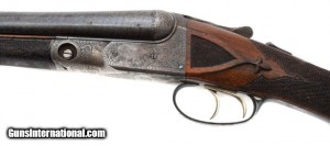 16 gauge Parker BHE Double Barrel Shotgun, Damascus Steel Bbls