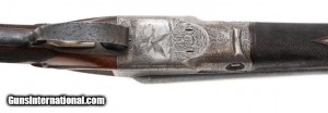 16 gauge Parker BHE Double Barrel Shotgun, Damascus Steel Bbls