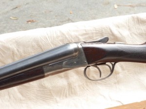 12 gauge Fox Sterlingworth double barrel shotgun with Straight Stock