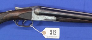 A. H. Fox C Grade Side-by-Side Shotgun, 12 g