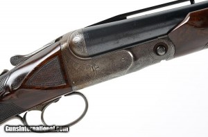 Parker Bros. BHE Double Barrel Trap Shotgun, 32" Vent Rib Bbls, Straight Grip