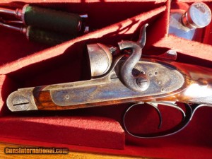 12 gauge James Purdey & Son Bar-in-Wood Double Barrel Hammer Shotgun