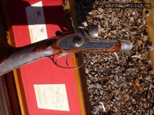 12 gauge James Purdey & Son Bar-in-Wood Double Barrel Hammer Shotgun