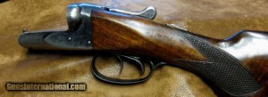 A.H. Fox Sterlingworth Deluxe 20ga SxS Shotgun. Cased, with original HANGTAG