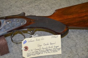 Lot 125: Lefever Arms Co. 12ga. Double Barrel Shotgun w/30” Damascus Barrels