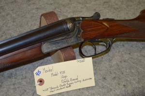 Lot 45: Merkel Mod. 47E 12ga. Double Barrel Shotgun, 28” Barrels