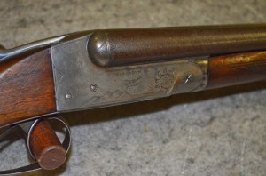 Lot 55: Ithaca Mod. Grade 2 20ga. Double Barrel Shotgun w/26” Damascus Barrels