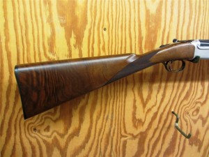 28 gauge Ruger Red Label over under shotgun, 28" barrels, straight grip