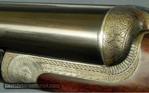 12 gauge J. MacNaughton & Sons, Edinburgh, #3558, Double Barrel Shotgun