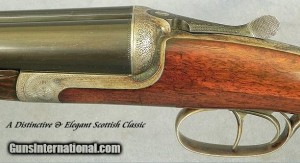 12 gauge J. MacNaughton & Sons, Edinburgh, #3558, Double Barrel Shotgun