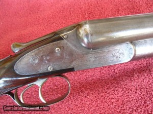 LEFEVER, SYRACUSE, EE GRADE, 12 GAUGE, 28" DAMASCUS BARRELS