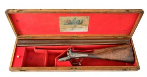 JAMES PURDEY UNDERLEVER SxS CENTERFIRE SHOTGUN #7244