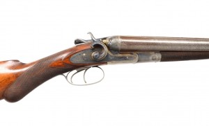 12 gauge W. & C. Scott double barrel shotgun, 1885, incredible condition