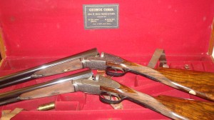     George Gibbs Sidelock Ejector Shotguns. Pic courtesy Graham Mackinlay