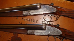     George Gibbs Sidelock Ejector Shotguns. Pic courtesy Graham Mackinlay