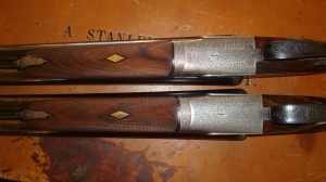 George Gibbs Sidelock Ejector Shotguns. Pic courtesy Graham Mackinlay