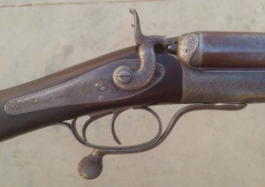 12 gauge James Purdey #7351, double barrel shotgun, 1866