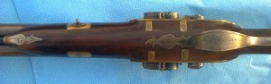 20g Charles Jones "Flint-Cusssion" SxS shotgun. Image courtesy Pembroke Fine Arms