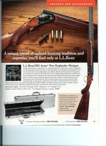 L.L. BEAN/SIGARMS New Englander Over-Under Shotgun